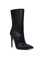 MICAH POINTED STILETTO HIGH ANKLE BOOTS - Guy Christopher