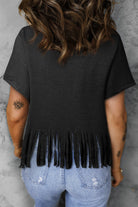 Music City 1950 Nashville Graphic Fringe Hem Tee - Let Nashville's Romance Embrace You - Fall in Love with Luxurious Comfort and Bohemian Sophistication - Guy Christopher