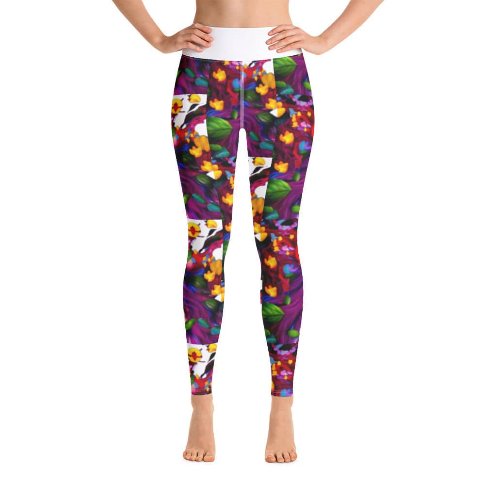Namaste in Comfort Eco-Friendly Yoga Leggings - Embrace Ethereal Elegance and Heavenly Softness with Every Move. - Guy Christopher