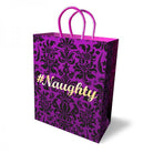 #Naughty Gift Bag Purple 10 inches - Guy Christopher