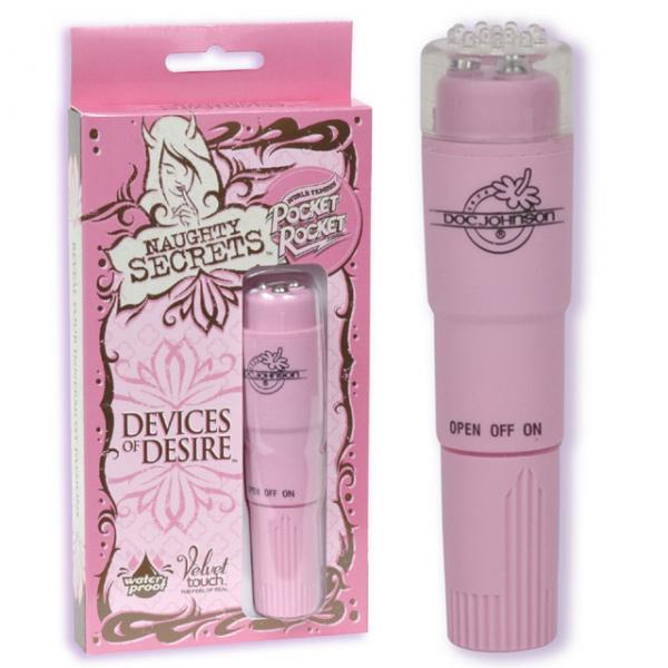 Naughty Secrets Pocket Rocket Pink Vibrator Desire - Guy Christopher