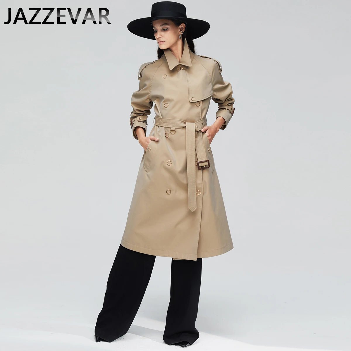 New Arrival Autumn Womens Trench Coat Women's Clothing Outerwear High Quality Double Breasted Female Long Coat - Guy Christopher