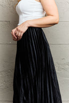 Ninexis Accordion Pleated Flowy Midi Skirt - Guy Christopher