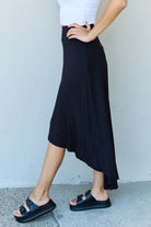 Ninexis First Choice High Waisted Flare Maxi Skirt in Black - Guy Christopher