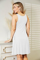 Ninexis Full Size Round Neck Sleeveless Dress - Guy Christopher