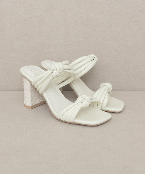 OASIS SOCIETY Raquel - Strappy Knot Heel - Guy Christopher