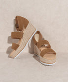 OASIS SOCIETY Slyvie - Double Strap Wedge Heel - Guy Christopher