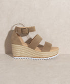 OASIS SOCIETY Slyvie - Double Strap Wedge Heel - Guy Christopher