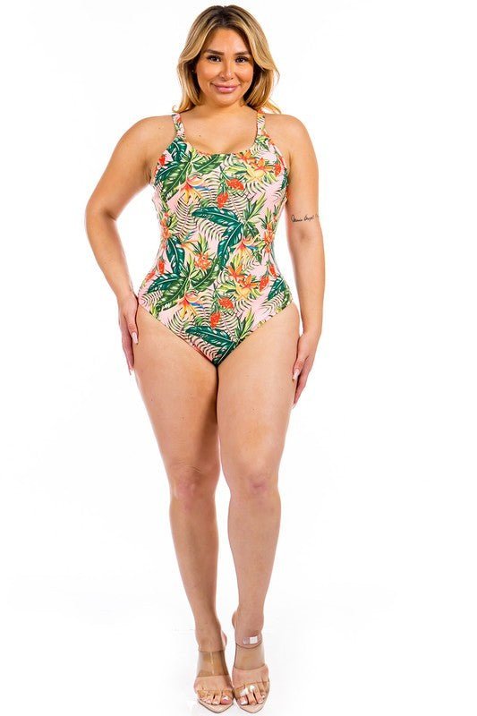 ONE-PIECE TROPICAL PRINT - Guy Christopher