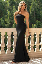 One-Shoulder Backless Maxi Dress - Guy Christopher