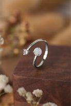 Opal 925 Sterling Silver Bypass Ring - Guy Christopher