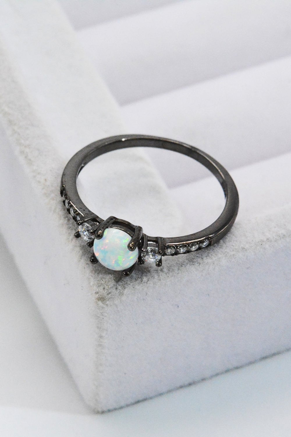 Opal of Love - Embrace Eternal Romance with Our Sterling Silver Ring - Mesmerizing Australian Opal - Guy Christopher