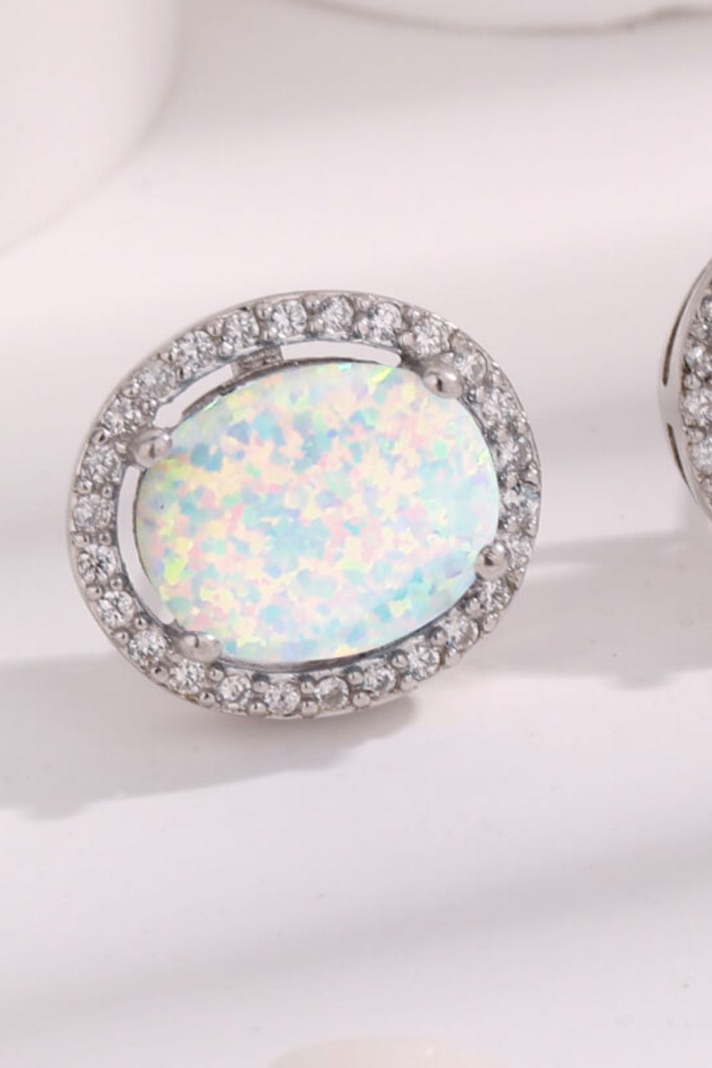 Opal Round Earrings - Sparkling Love from the Depths of Australia - A Timeless Treasure for Your Eternal Romance - Guy Christopher