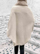 Open Front Dolman Sleeve Poncho - Guy Christopher