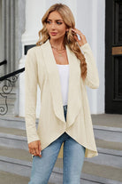 Open Front Long Sleeve Cardigan - Guy Christopher