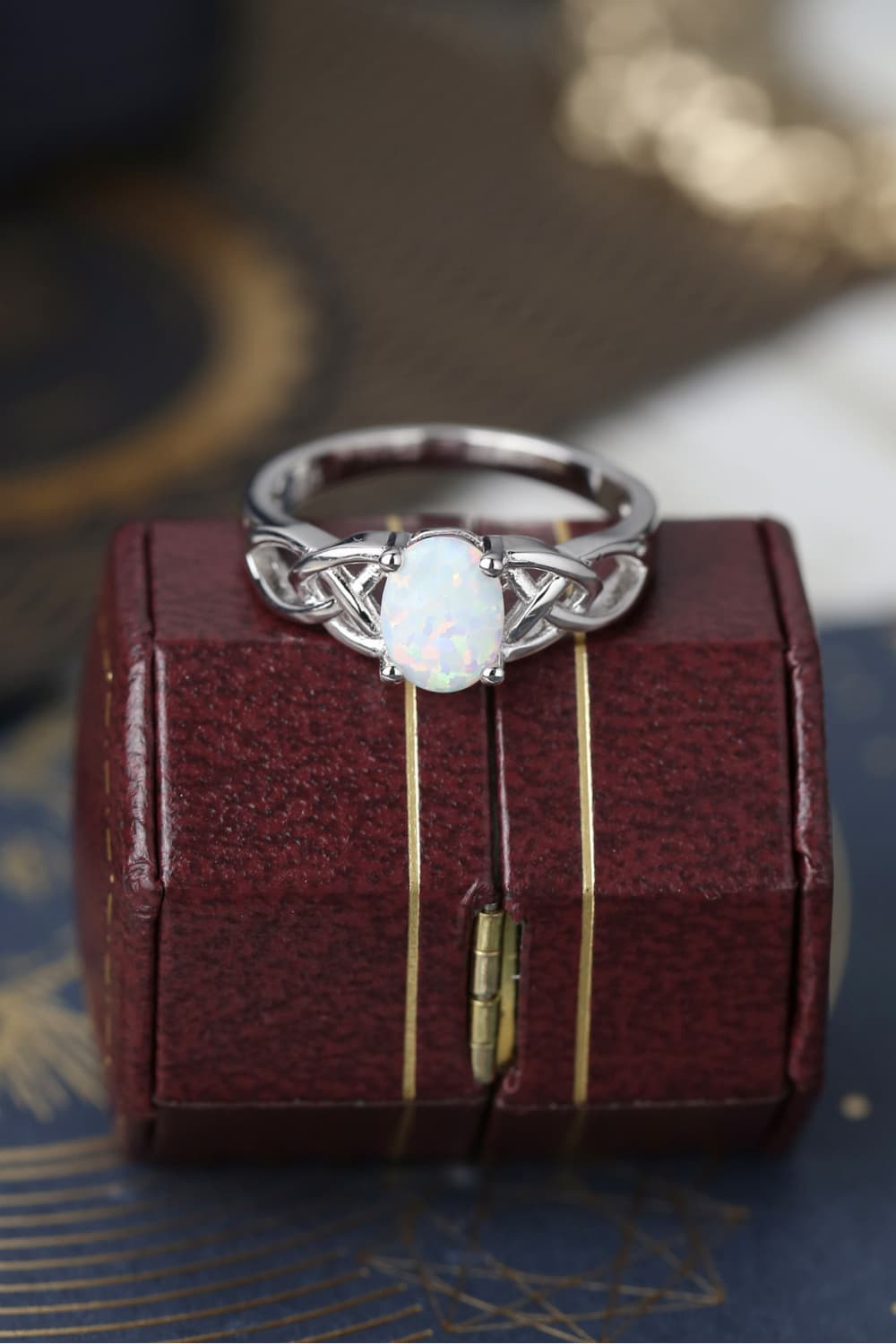 Opulent Love - Mesmerizing Opal Ring for the Modern Woman - Add a Touch of Enchantment to Your Every Moment. - Guy Christopher