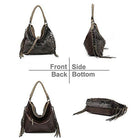 Oversize Hobo Bag for Women Fringe Fur purse - Guy Christopher
