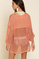 Oversized Fit See-through Pullover Sweater - Guy Christopher