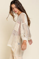 Oversized Fit See-through Pullover Sweater - Guy Christopher