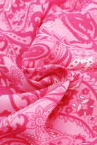 Paisley Print Flounce Sleeve Maxi Dress - Guy Christopher