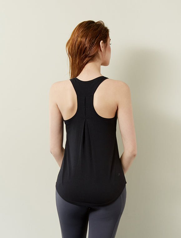 Pinch Me Pleated Racerback Tank - Guy Christopher