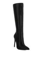 PIPETTE Diamante Set High Heeled Calf Boot - Guy Christopher