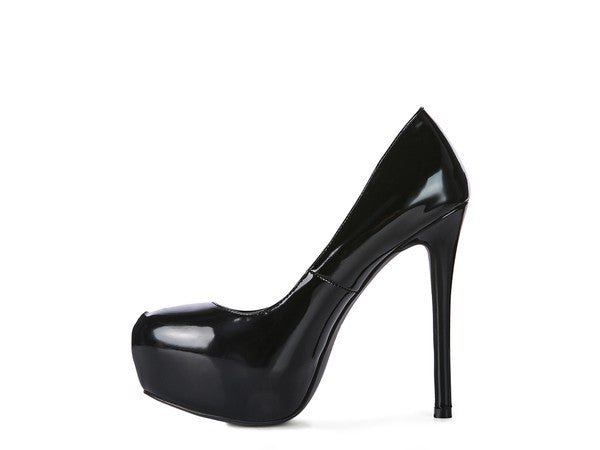 PISMIS Patent PU High Heeled Stiletto Sandal - Guy Christopher