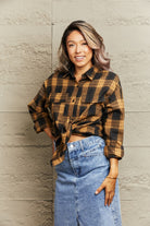 Plaid Dropped Shoulder Shirt - Guy Christopher