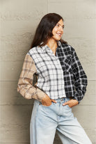 Plaid Long Sleeve Shirt - Guy Christopher