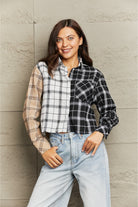 Plaid Long Sleeve Shirt - Guy Christopher