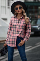 Plaid Long Sleeve Shirt - Guy Christopher