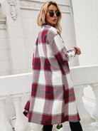 Plaid Longline Shirt Jacket - Guy Christopher