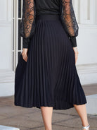 Pleated Midi Skirt - Guy Christopher