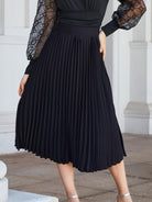 Pleated Midi Skirt - Guy Christopher