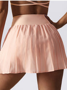 Pleated Wide Waistband Sports Skirt - Guy Christopher