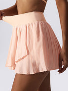 Pleated Wide Waistband Sports Skirt - Guy Christopher