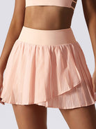 Pleated Wide Waistband Sports Skirt - Guy Christopher