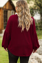 Plus Size MERRY CHRISTMAS Dropped Shoulder Top - Guy Christopher