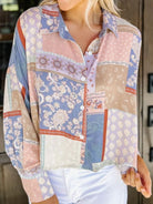 Printed Long Sleeve Shirt - Guy Christopher