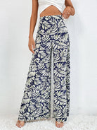 Printed Wide Leg Pants - Guy Christopher