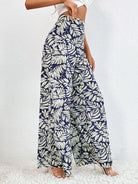 Printed Wide Leg Pants - Guy Christopher