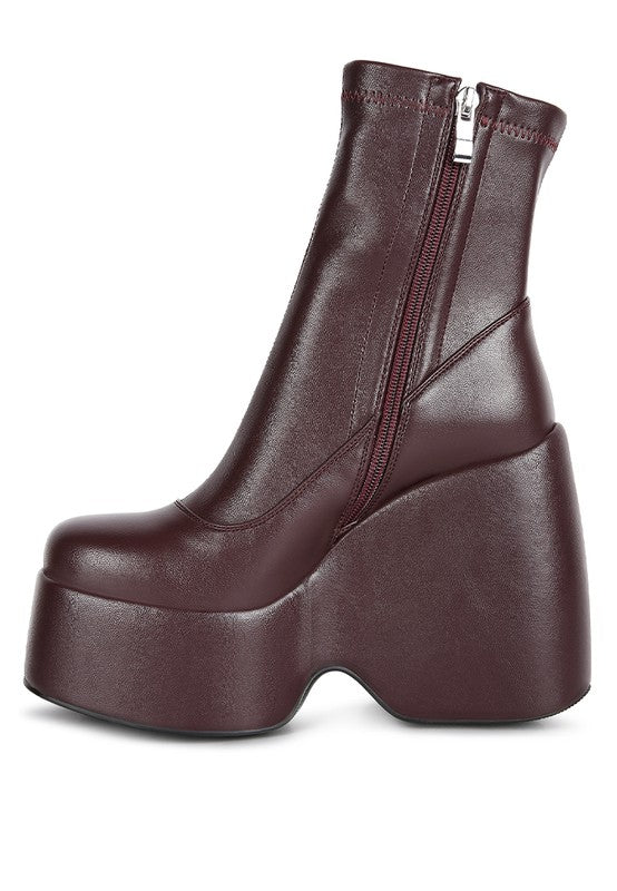 PURNELL High Platform Ankle Boots - Guy Christopher