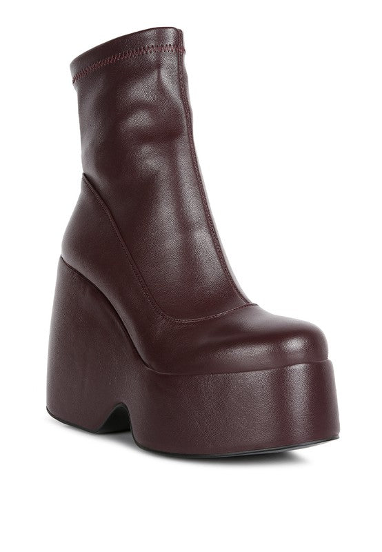 PURNELL High Platform Ankle Boots - Guy Christopher