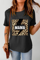 "Queen of the Jungle: Mama Leopard Lightning Graphic Tee - Revel in Untamed Beauty and Embrace your Inner Feline Strength" - Guy Christopher 