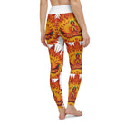 Radiant Divinity Yoga Leggings - Embrace Your Inner Goddess with Guy Christopher's Artistic Design - Experience Comfort and Eco-Love. - Guy Christopher