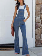 Raw Hem Denim Overall - Guy Christopher