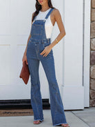 Raw Hem Denim Overall - Guy Christopher