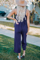 Reign Supreme with Our Full Size Spaghetti Strap Wide Leg Jumpsuit - Float on a Cloud of Comfort and Grace - Indulge in Unrestricted Elegance - Guy Christopher