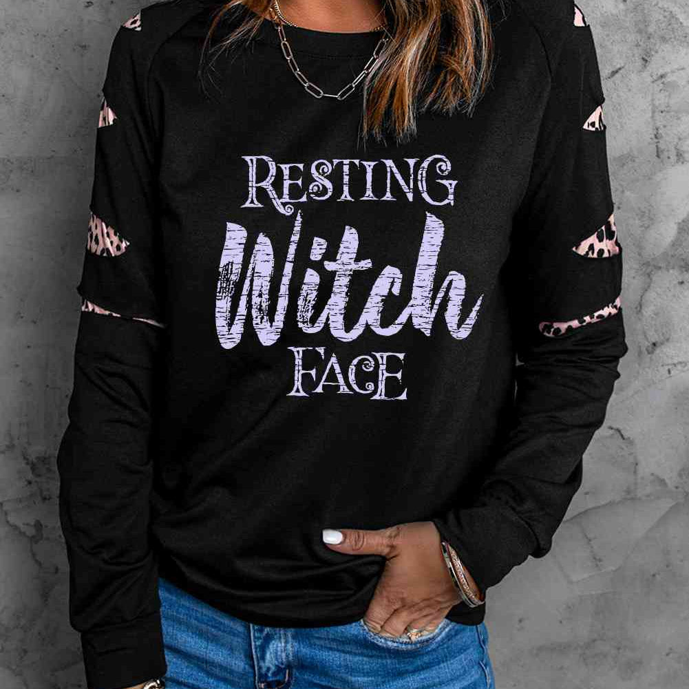 RESTING WITCH FACE Graphic Sweatshirt - Guy Christopher