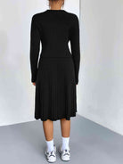 Rib-Knit Sweater and Skirt Set - Guy Christopher